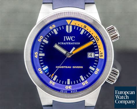 iwc aquatimer cousteau divers limited edition|IWC 140th anniversary vintage aquatimer.